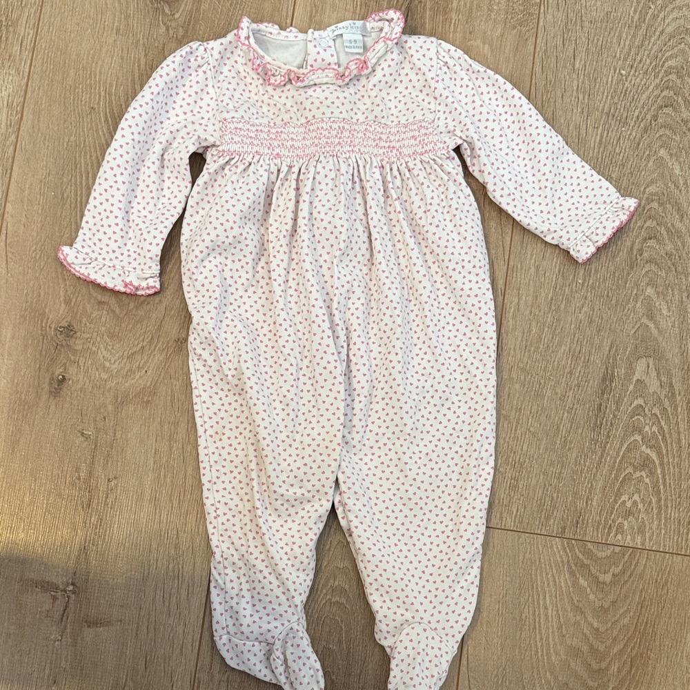 Kissy Kissy heart footed one piece